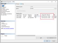 Database Properties - Files Database Properties - Files