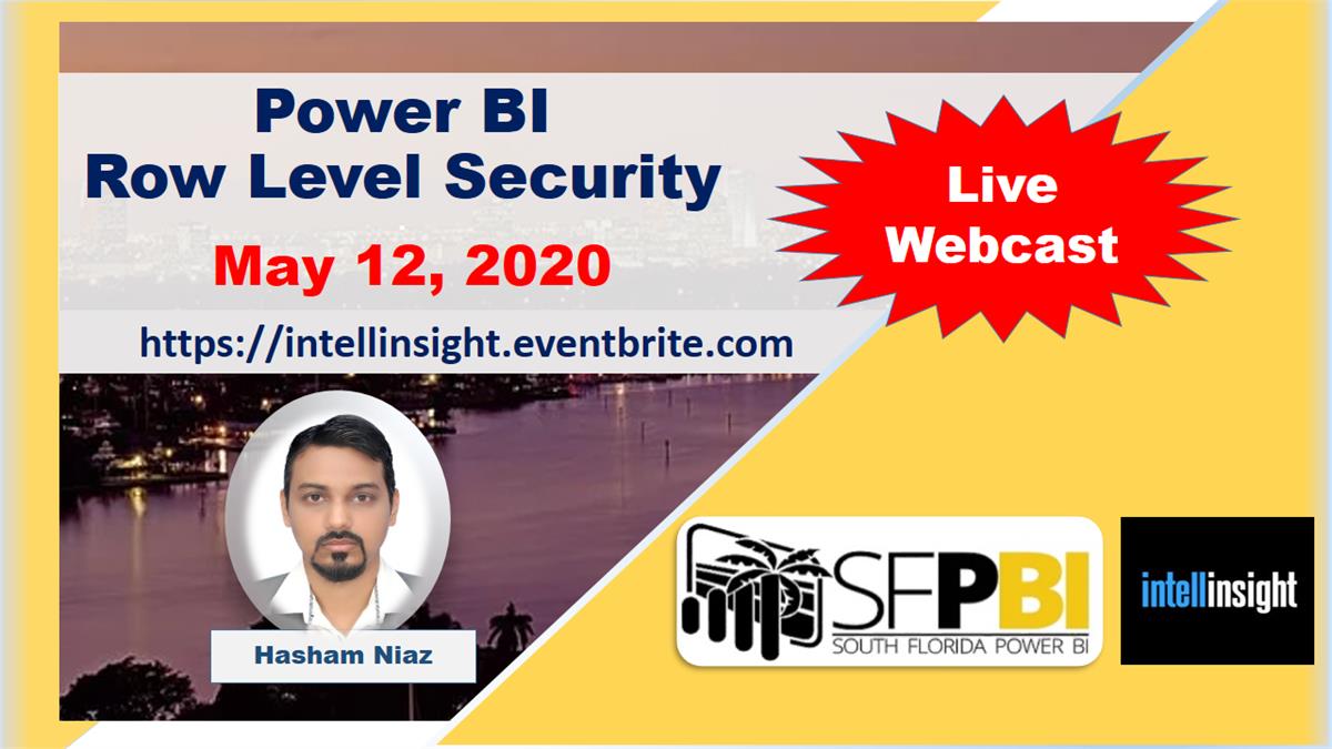 ONLINE - Power BI Row-Level Security (RLS) by Hasham Niaz